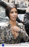 Kim Kardashian and Kanye West out and about in Paris, France - 23 May 2014