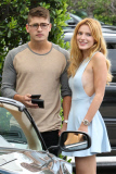 Bella Thorne and new beau Gregg Sulkin leave lunch date at Cecconi's