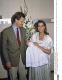 MONACO: Princess Caroline of Monaco with her Baby