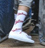 PREMIUM EXCLUSIVE Justin Bieber wearing shocking socks at skate park with Hailey Baldwin 