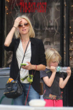 Naomi Watts out in Noho with her Children and some Friends
