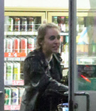 PREMIUM EXCLUSIVE Miley Cyrus Goes For Late Night Snack Run With Friend
