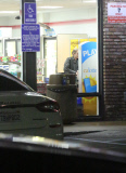PREMIUM EXCLUSIVE Miley Cyrus Goes For Late Night Snack Run With Friend