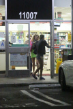 PREMIUM EXCLUSIVE Miley Cyrus Goes For Late Night Snack Run With Friend