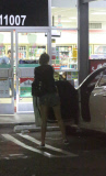 PREMIUM EXCLUSIVE Miley Cyrus Goes For Late Night Snack Run With Friend