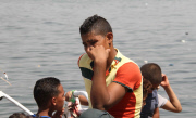Ferry collides with cargo boat and capsizes on the River Nile, Cairo, Egypt - 23 Jul 2015