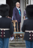 Danish Royal family watch the changing of the guards at Grasten Slot, Denmark - 24 Jul 2015