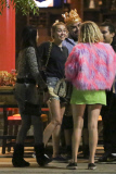 *EXCLUSIVE* Miley Cyrus and friend enjoy a low-key dinner 