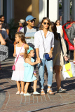 Jessica Alba spends the day with her girls at The Grove