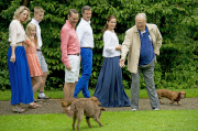 Die dänische Königsfamilie beim offiziellen Fototermin auf Schloss Grasten