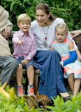 Die dänische Königsfamilie beim offiziellen Fototermin auf Schloss Grasten