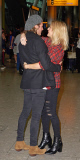 EXC: ELLIE GOULDING ARRIVES AT HEATHROW AIRPORT