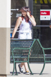 *EXCLUSIVE* Paris Jackson protected by a Marine Corps sniper with a badge