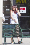 *EXCLUSIVE* Paris Jackson protected by a Marine Corps sniper with a badge