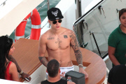 Justin Bieber and Khalil Sharieff throw a yacht party in Miami - Part 2