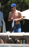 'TMNT 2' Hottie Stephen Arnell and wife Cassandra in Marbella **USA ONLY**