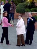 LA FAMILIA VISITA A DOÑA LETIZIA EL FIN DE SEMANA