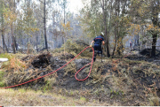 Fire in St Jean d'Illac