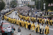 1000th anniversary of the Repose of Vladimir the Great at St. Vladimir's Hill, Kiev, Ukraine - 27 Jul 2015