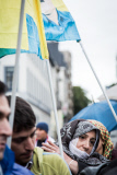 Protest against the attacks on Kurds in Turkey and Iraq, Brussels, Belgium - 28 Jul 2015