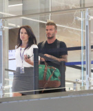 David Beckham looking buff in black at LAX - Part 2