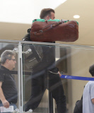 David Beckham looking buff in black at LAX - Part 2