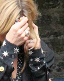EXC - KATE MOSS AT COTE DE BRASSERIE RESTAURANT IN HIGHGATE