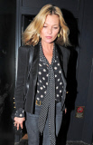 EXC - KATE MOSS AT COTE DE BRASSERIE RESTAURANT IN HIGHGATE