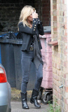 EXC - KATE MOSS AT COTE DE BRASSERIE RESTAURANT IN HIGHGATE