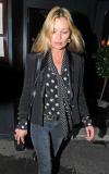 EXC - KATE MOSS AT COTE DE BRASSERIE RESTAURANT IN HIGHGATE