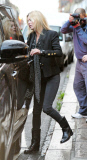 EXC - KATE MOSS AT COTE DE BRASSERIE RESTAURANT IN HIGHGATE