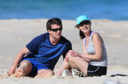 RYAN O KANE AND EMMA HAMILTON ON SYDNEY BEACH