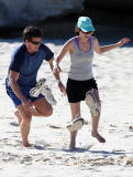 RYAN O KANE AND EMMA HAMILTON ON SYDNEY BEACH