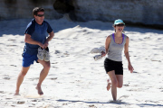 RYAN O KANE AND EMMA HAMILTON ON SYDNEY BEACH