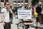 Demo für die Pressefreiheit in Berlin