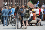 Demo für die Pressefreiheit in Berlin