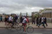 Tube strike across London Underground network, Britain - 06 Aug 2015