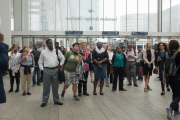 Tube strike across London Underground network, Britain - 06 Aug 2015