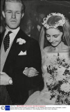 Jocelyn Stevens With His Bride Jane Sheffield On Their Wedding Day At Holy Trinity In Brompton.