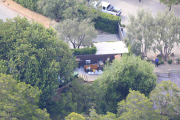 PREMIUM EXCLUSIVE Views of Jennifer Aniston and Justin Theroux's home morning after backyard wedding 