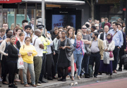 Tube strike in London, Britain - 06 Aug 2015