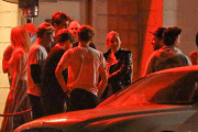 *EXCLUSIVE* Miley Cyrus joins friends for sushi and after hours fun 