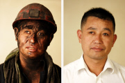 Before and After: Coal miners in Anhui, China - Jul 2015