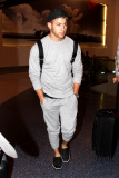 *EXCLUSIVE* Nick Jonas travels in comfort at LAX