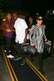 Kris Jenner and Corey Gamble have dinner with Lance Bass and Michael Turchin at Mastro's Steakhouse 