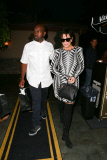 Kris Jenner and Corey Gamble have dinner with Lance Bass and Michael Turchin at Mastro's Steakhouse 