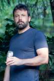 A stressed-out Ben Affleck smokes a cigarette while Jen has a private talk with their daughter