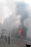 Bus fire in Blackheath, London, Britain - 10th August 2015