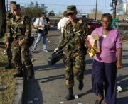 Aftermath of Hurricane Katrina in New Orleans