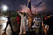 Ferguson anniversary of police shooting